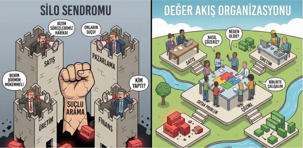 silo sendromu - Silo Sendromu ve Değer Akışı Organizasyonu